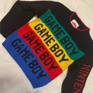 Rare 90s Vintage Gameboy Nintendo Sweater
